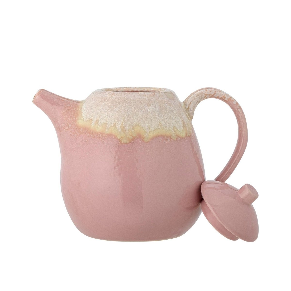 Louisa Teapot Rose, Stoneware - Le Petit Marché Home Furniture