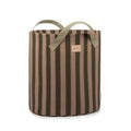 Majestic Toybag - Green Taupe Stripes - Le Petit Marché Home Furniture