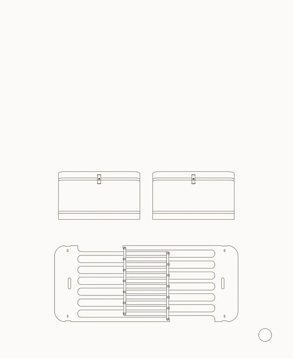 Mini+ sibling kit (additional parts to Mini+ cot bed incl. junior kit, white) - Le Petit Marché Home Furniture