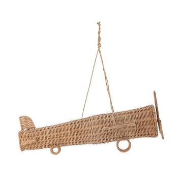 Mobile Airplane Balazar, Nature, Ratan - Le Petit Marché Home Furniture