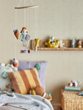 Mobile Rosana, Brown, Cotton - Le Petit Marché Home Furniture