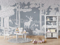 Monochrome Forest - Blue - Le Petit Marché Home Furniture