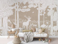 Monochrome Forest - Brown - Le Petit Marché Home Furniture