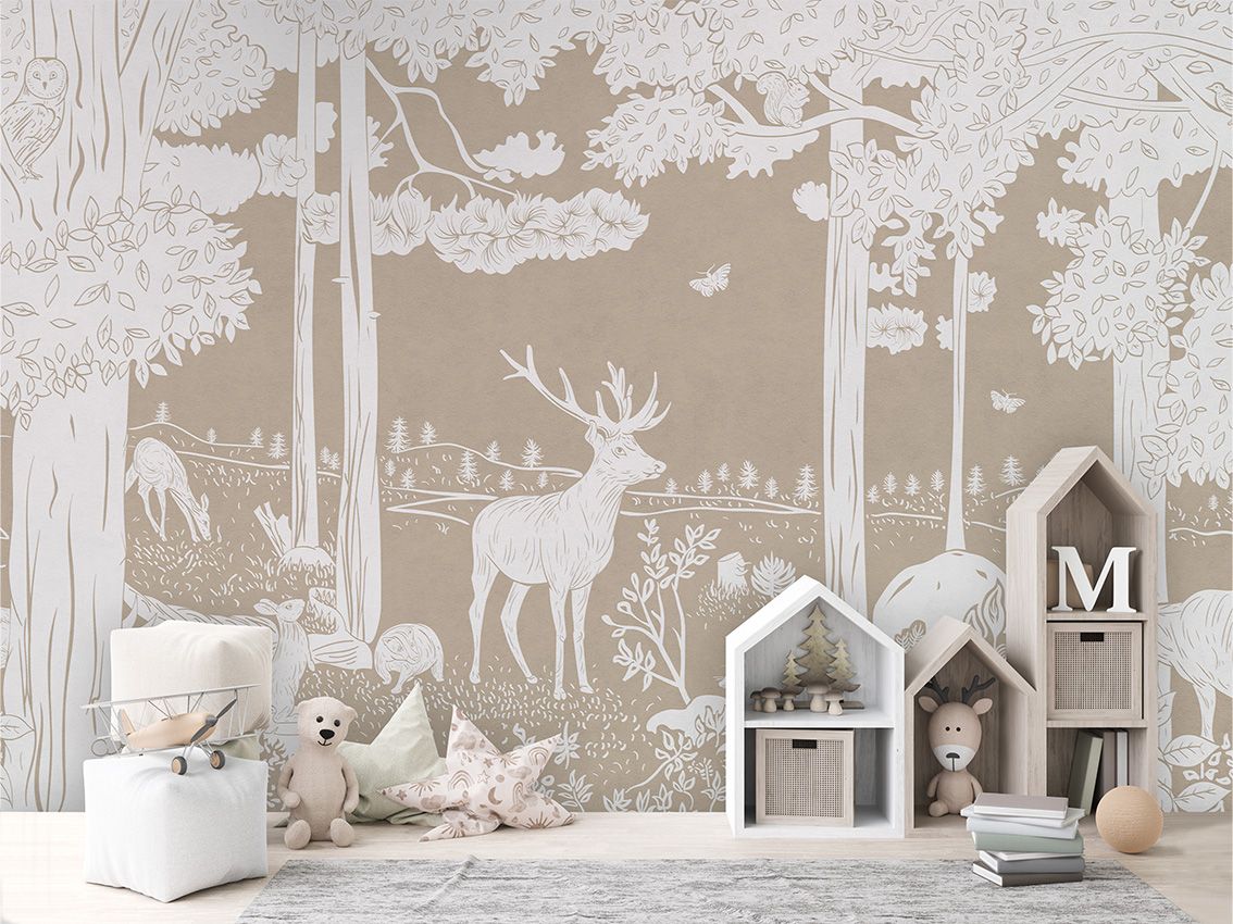 Monochrome Forest - Brown - Le Petit Marché Home Furniture