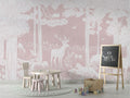 Monochrome Forest - Pink - Le Petit Marché Home Furniture