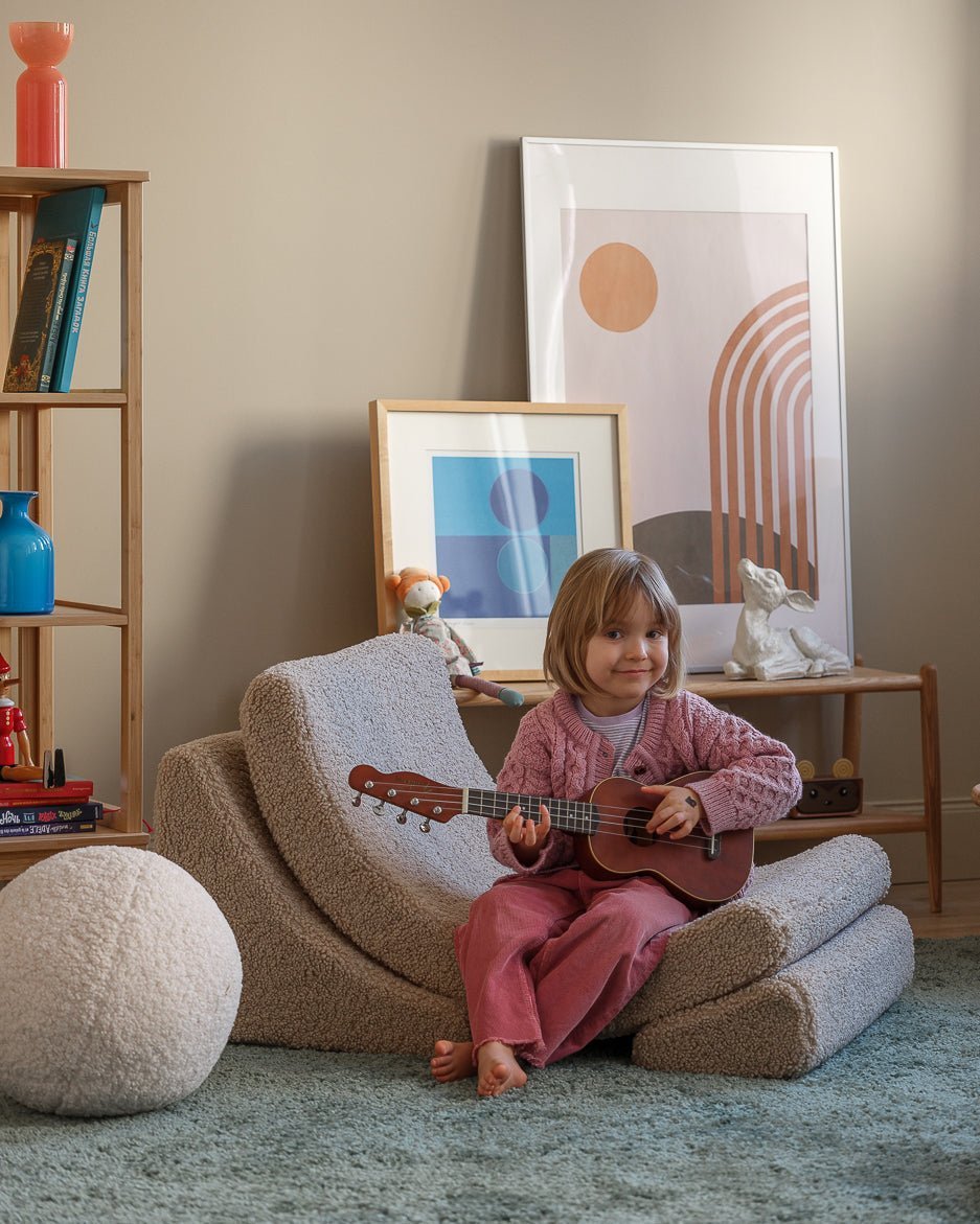 Moon Chair, Biscuit (Pre Order) - Le Petit Marché Home Furniture