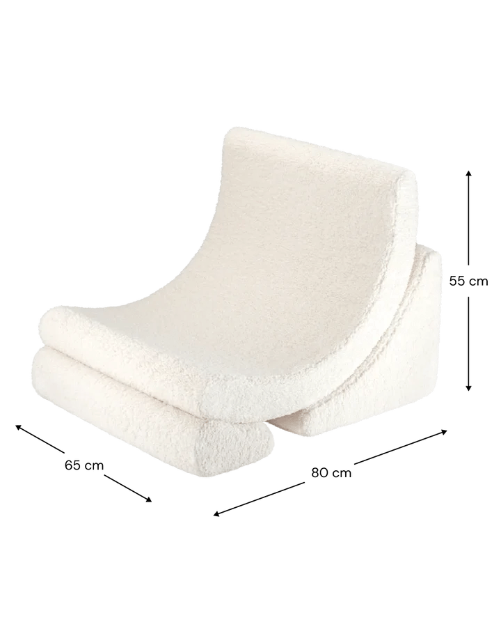 Moon Chair, Cream White (Pre - Order) - Le Petit Marché Home Furniture