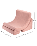 Moon Chair, Guava (Pre - Order) - Le Petit Marché Home Furniture