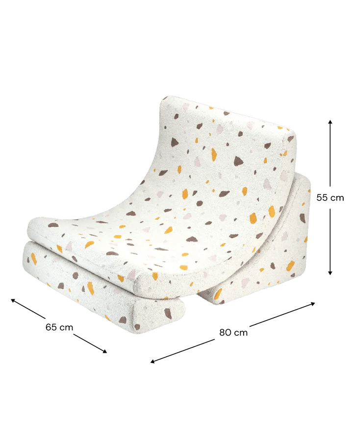 Moon Chair, Terrazzo Marble (Pre Order) - Le Petit Marché Home Furniture