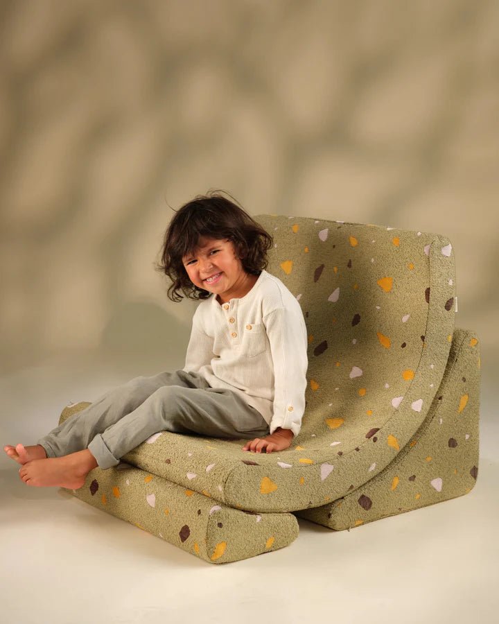 Moon Chair, Terrazzo Moss (Pre Order) - Le Petit Marché Home Furniture