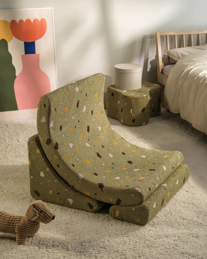 Moon Chair, Terrazzo Moss (Pre Order) - Le Petit Marché Home Furniture