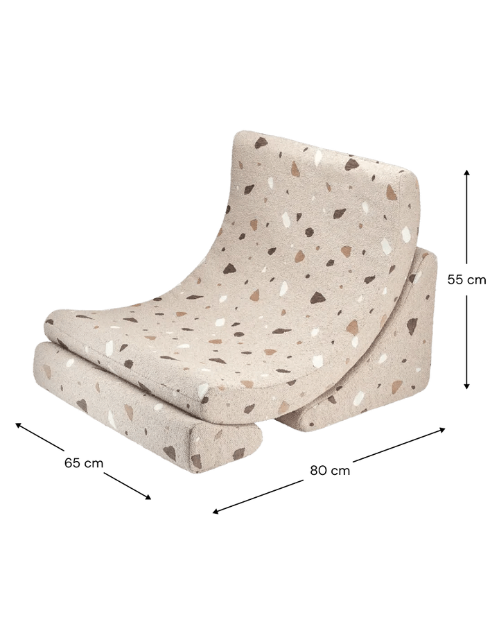 Moon Chair, Terrazzo Sand (Pre Order) - Le Petit Marché Home Furniture