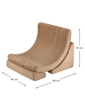 Moon Chair, Toffee (Pre Order) - Le Petit Marché Home Furniture