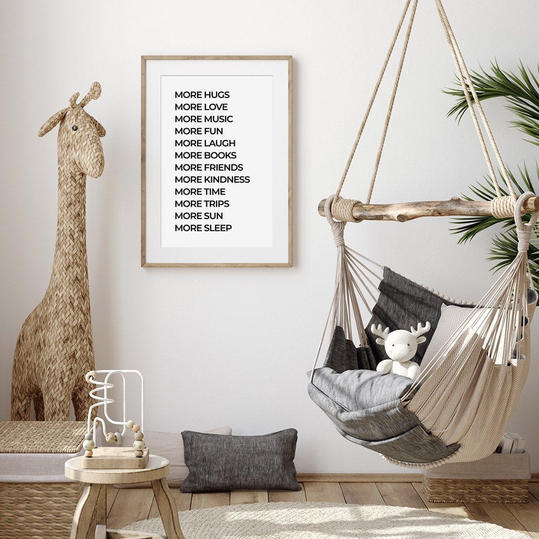 More, Poster, 20x30cm - Le Petit Marché Home Furniture