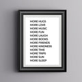 More, Poster, 20x30cm - Le Petit Marché Home Furniture