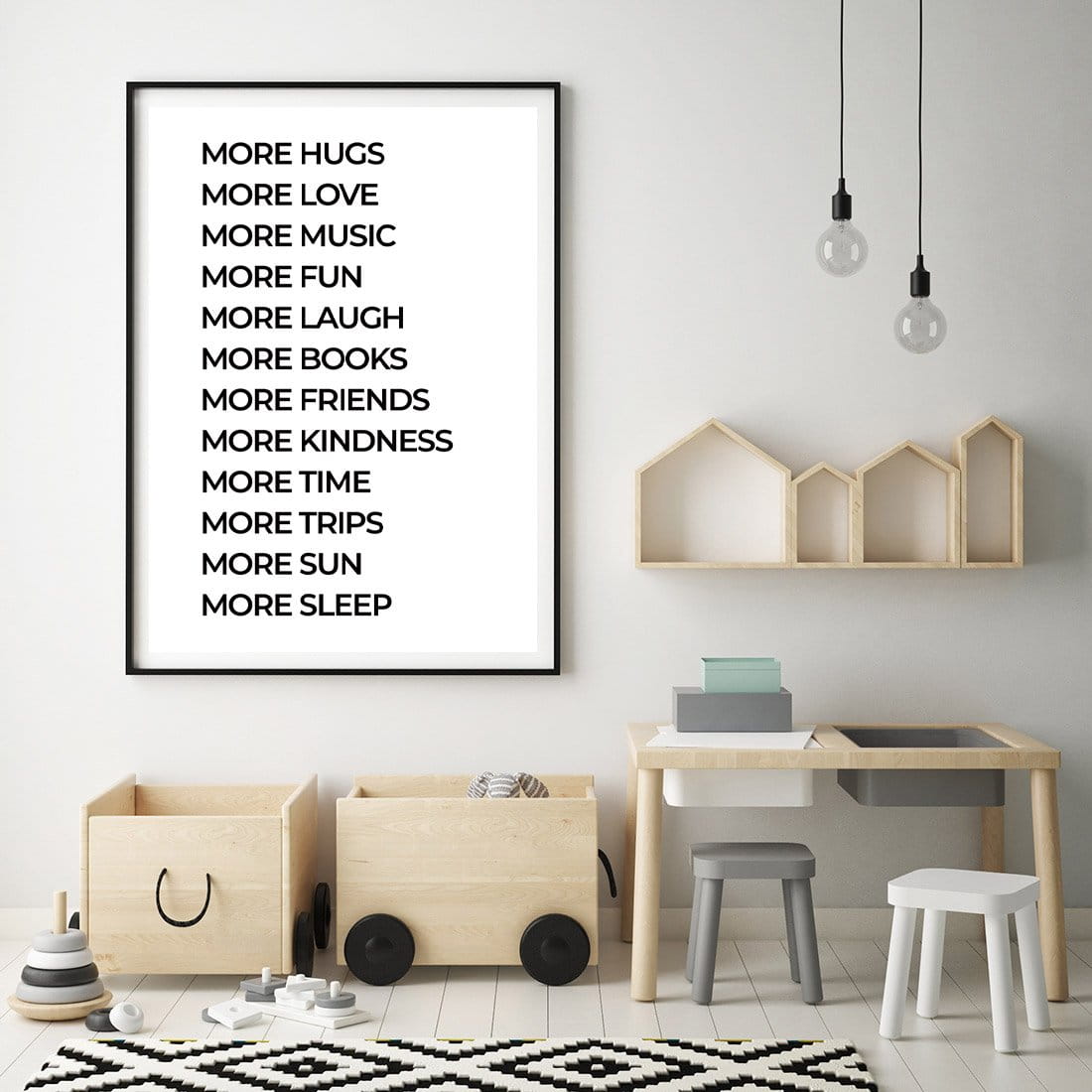 More, Poster, 20x30cm - Le Petit Marché Home Furniture