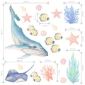 Ocean Animals I, Wall Stickers - Le Petit Marché Home Furniture