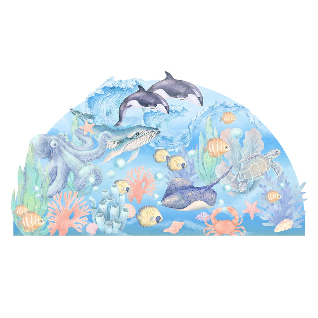 Ocean, Wall Stickers - Le Petit Marché Home Furniture