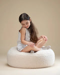 Ottoman, Cream White (Pre - Order) - Le Petit Marché Home Furniture