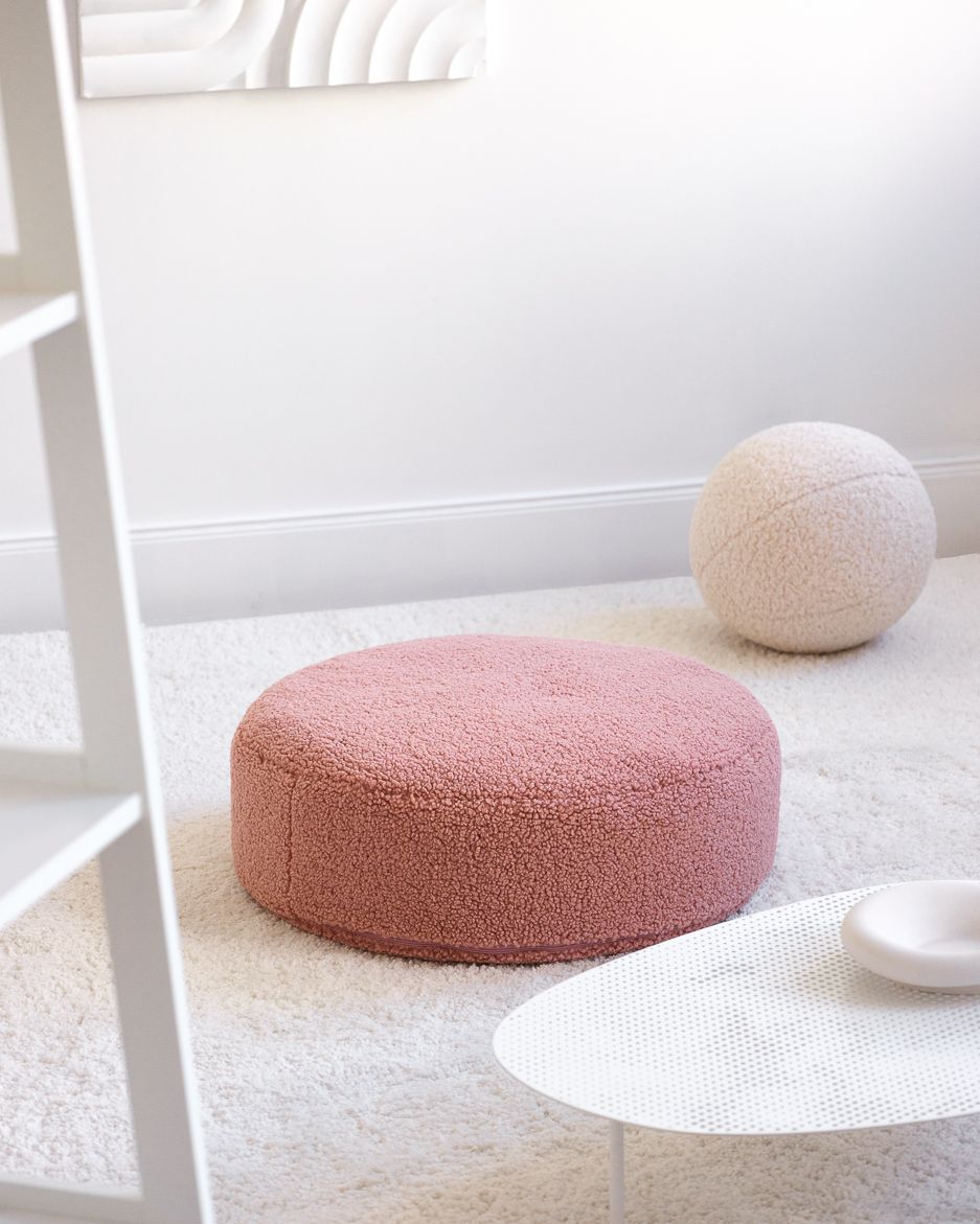 Ottoman, Guava (Pre - Order) - Le Petit Marché Home Furniture