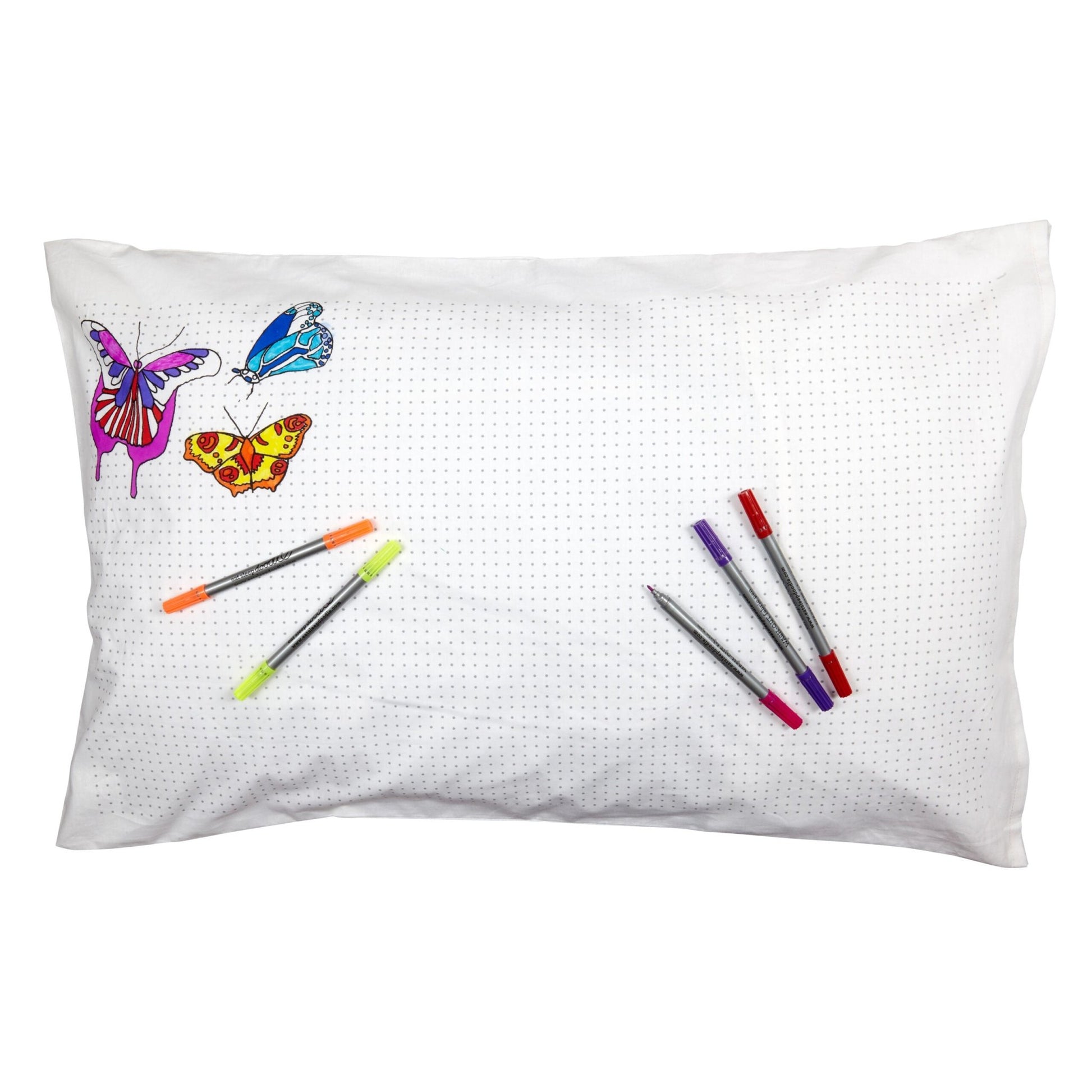 Pillowcase, Butterfly - Le Petit Marché Home Furniture