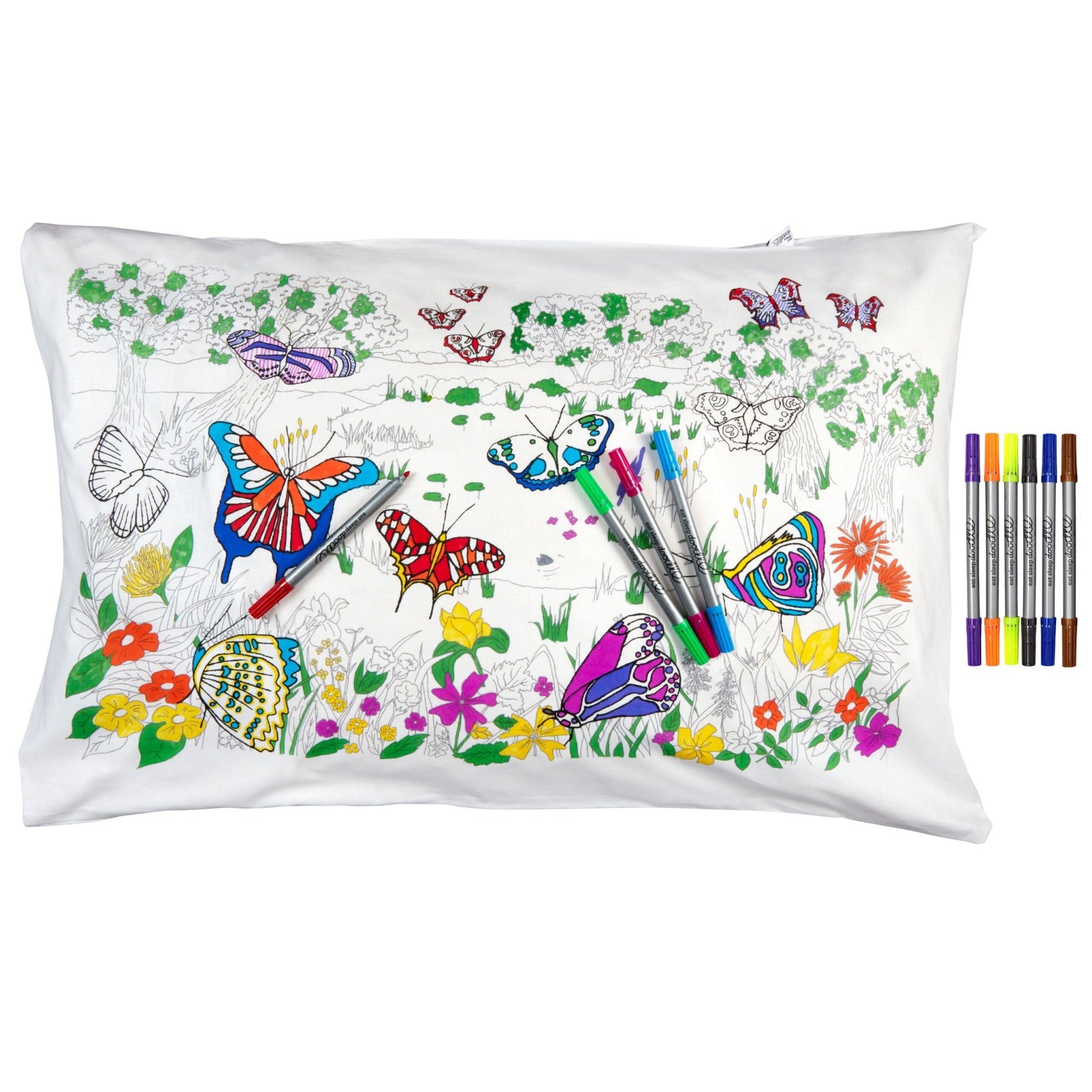 Pillowcase, Butterfly - Le Petit Marché Home Furniture