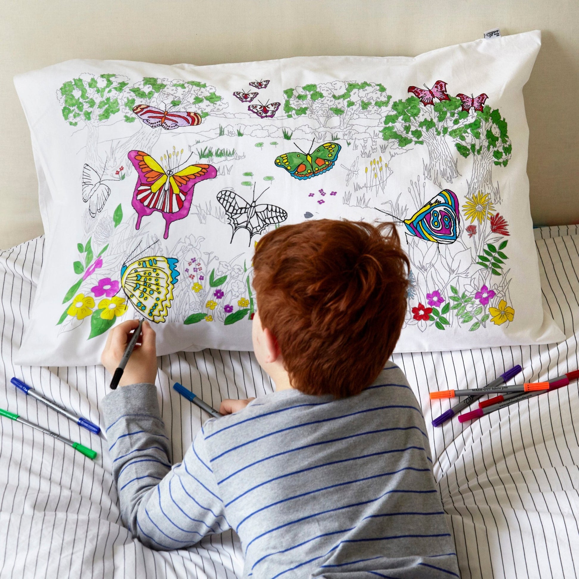 Pillowcase, Butterfly - Le Petit Marché Home Furniture