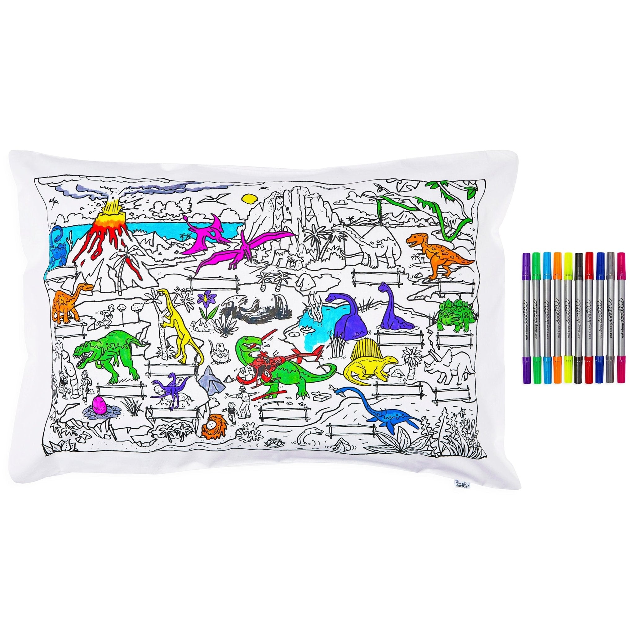 Pillowcase, Dinosaur - Le Petit Marché Home Furniture