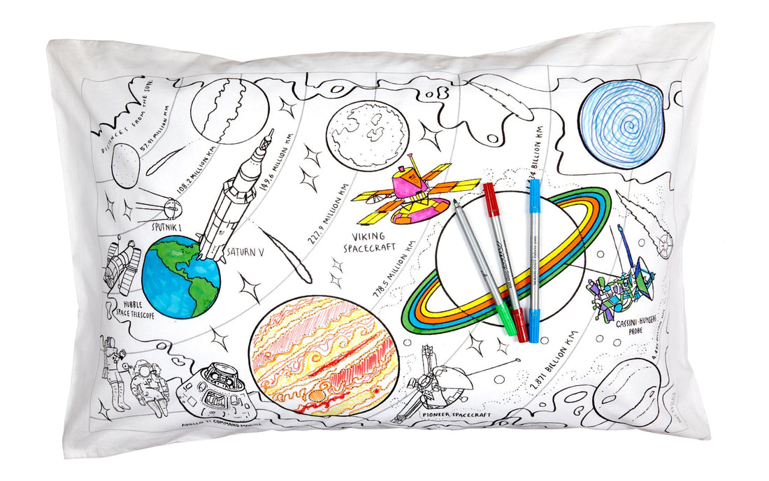 Pillowcase, Space Explorer - Le Petit Marché Home Furniture