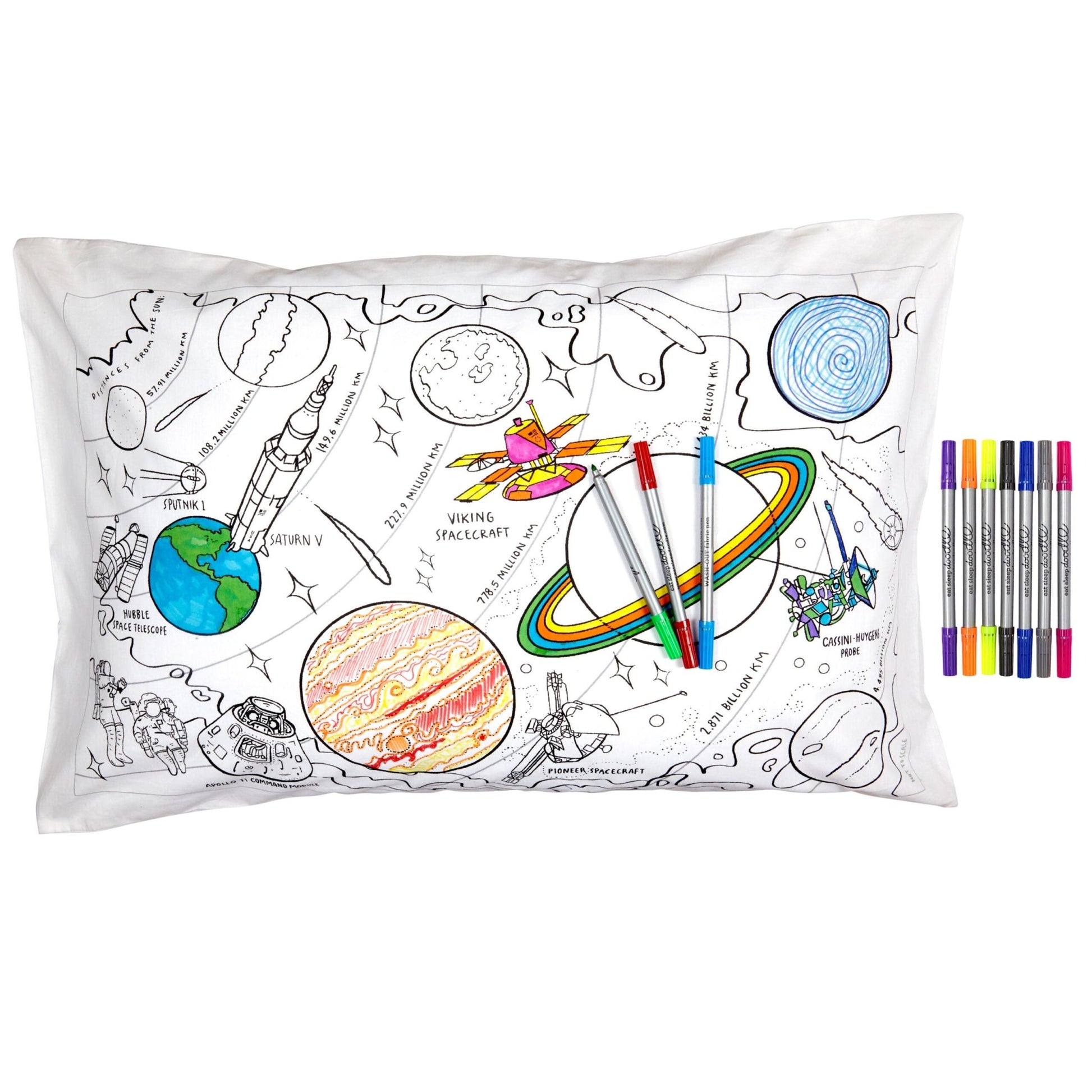 Pillowcase, Space Explorer - Le Petit Marché Home Furniture