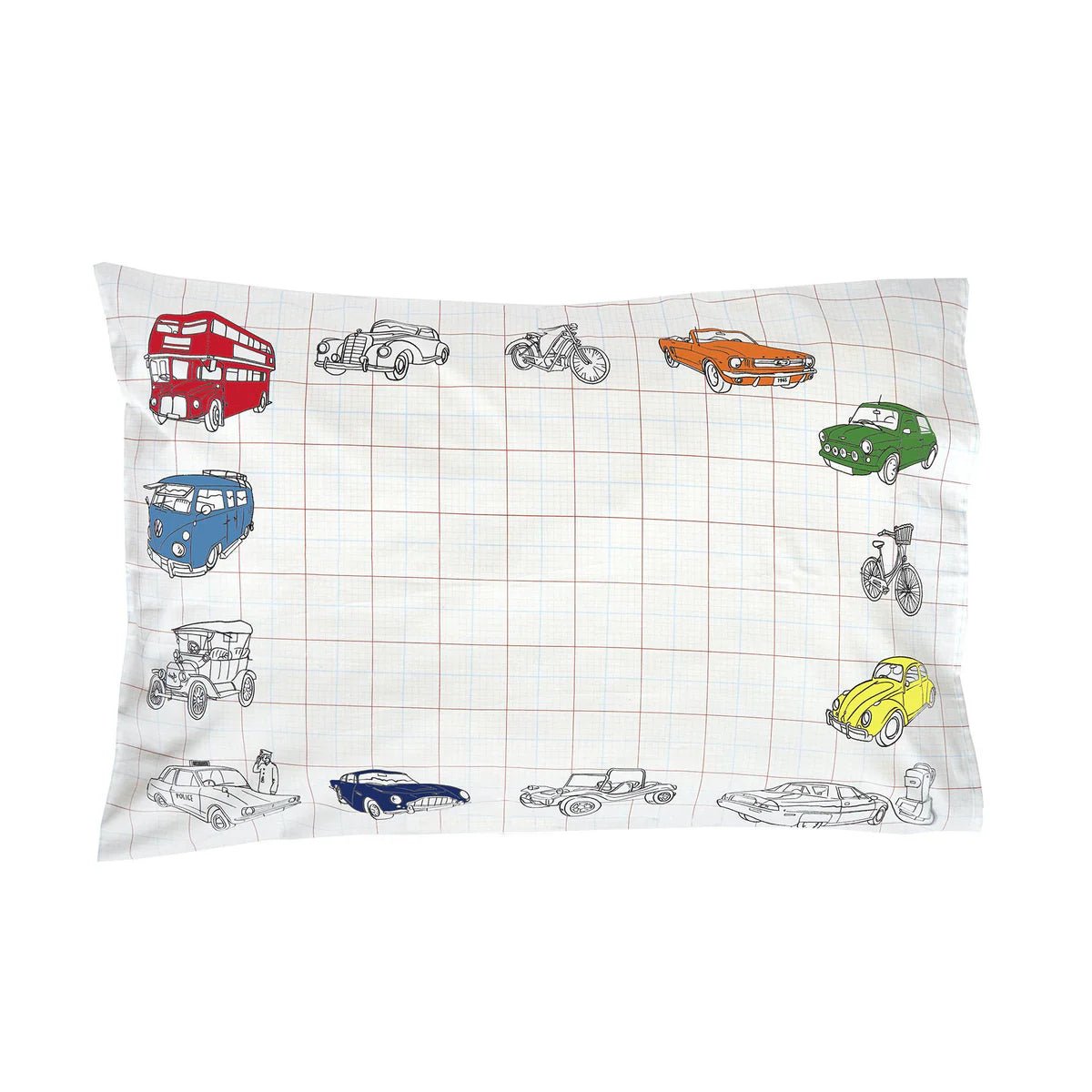 Pillowcase, Working Wheels - Le Petit Marché Home Furniture