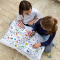 Pillowcase, World Map - Le Petit Marché Home Furniture