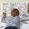 Pillowcase, World Map - Le Petit Marché Home Furniture