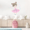 Pink Ballerina, Wall Stickers - Le Petit Marché Home Furniture