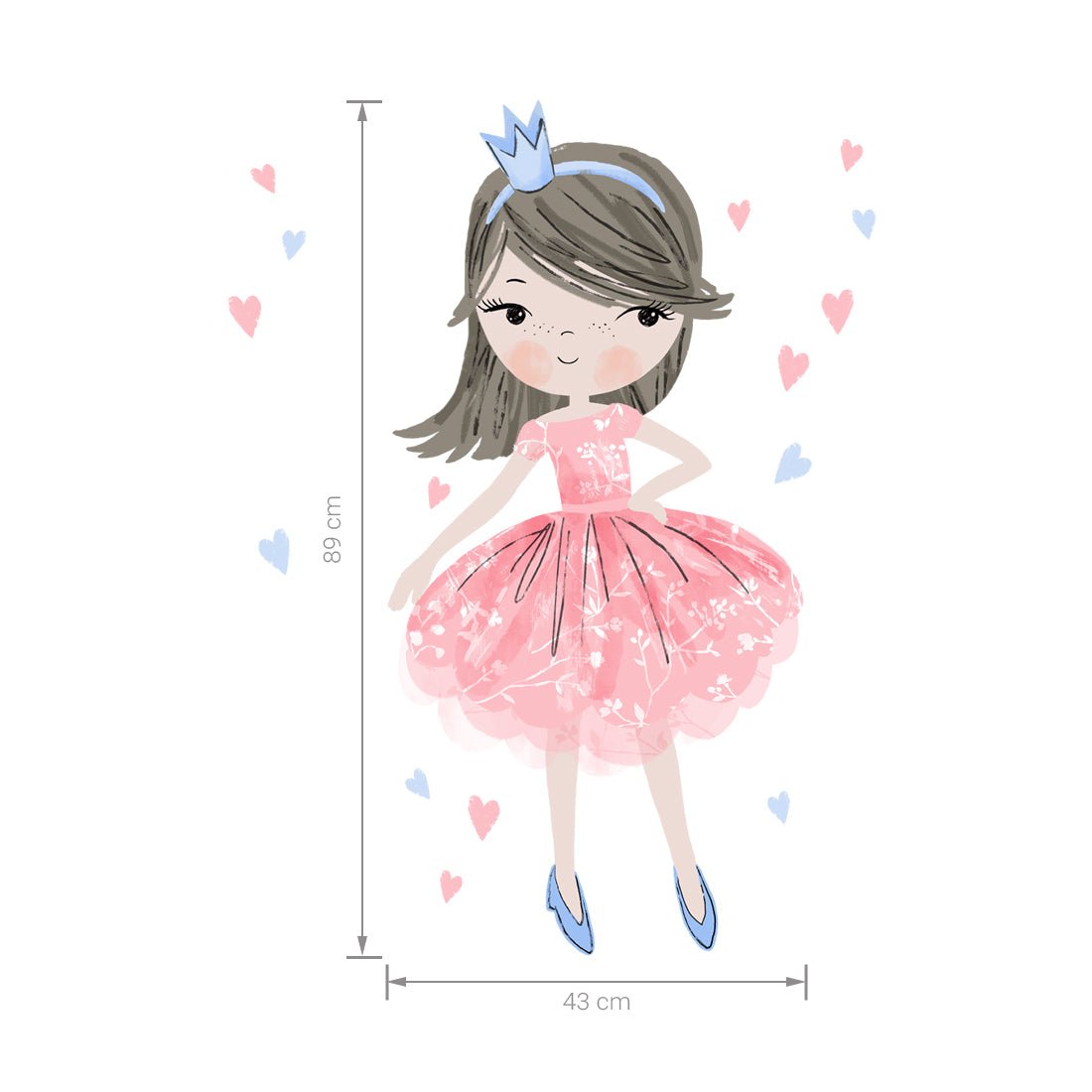 Pink Princess, Wall Stickers - Le Petit Marché Home Furniture