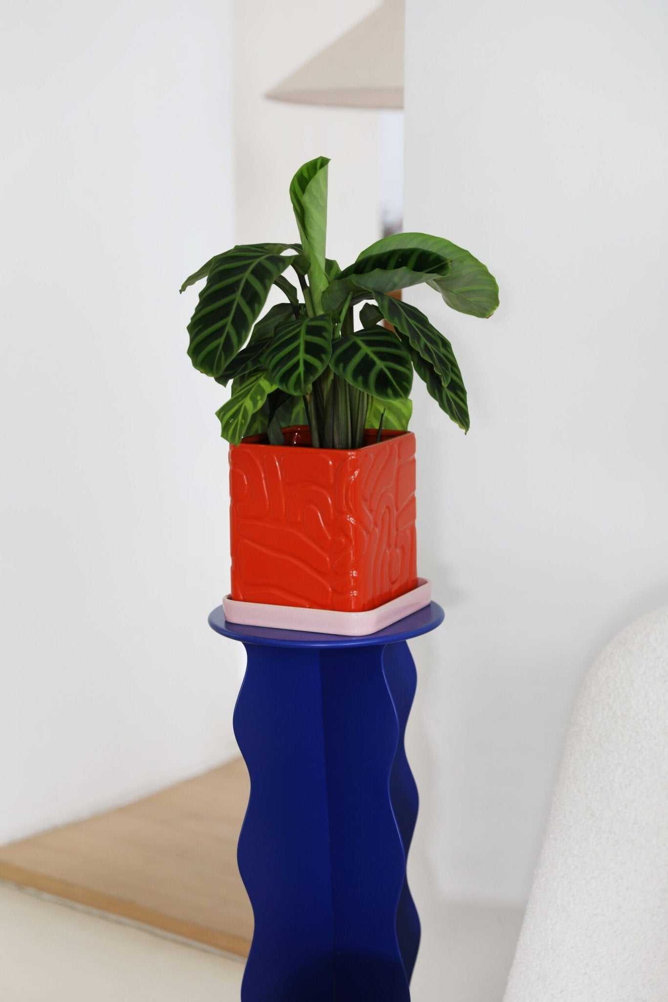 Planter Tribe Red - Le Petit Marché Home Furniture