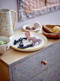 Plate Mylie, Nature, Stoneware - Le Petit Marché Home Furniture