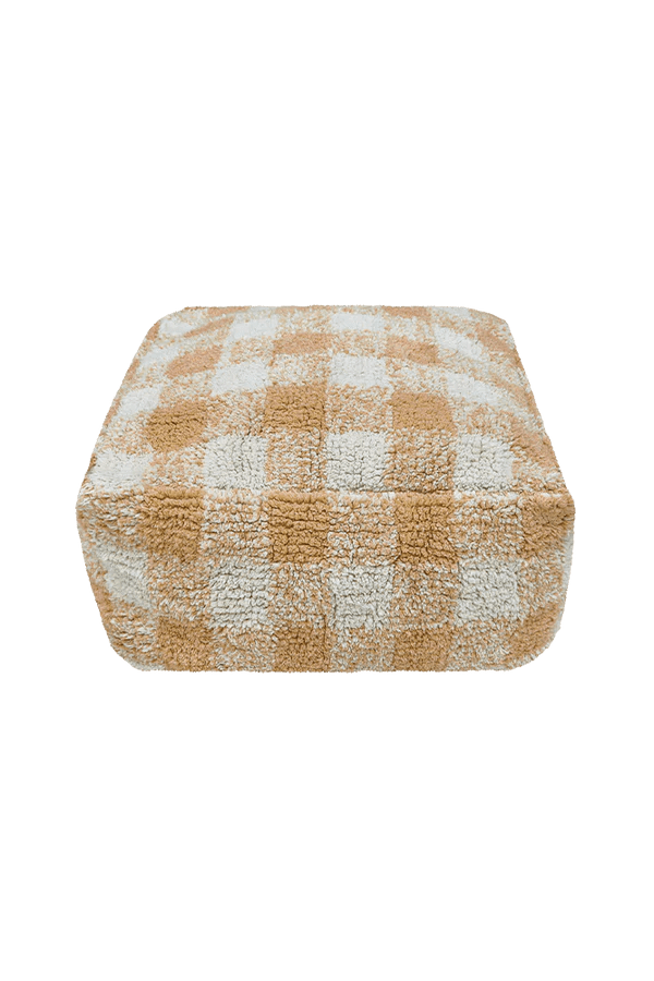 Pouf Vichy Honey - Le Petit Marché Home Furniture