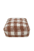 Pouf, Vichy, Toffee - Le Petit Marché Home Furniture