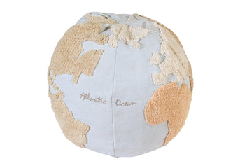 Pouf World Map - Le Petit Marché Home Furniture