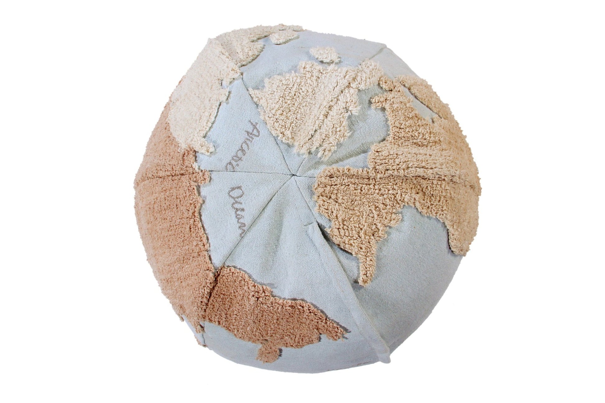 Pouf World Map - Le Petit Marché Home Furniture