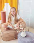 Pouffe, Blueberry Blue (Pre - Order) - Le Petit Marché Home Furniture