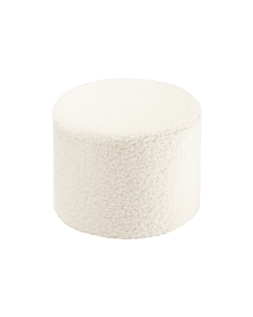 Pouffe, Cream White (Pre - Order) - Le Petit Marché Home Furniture