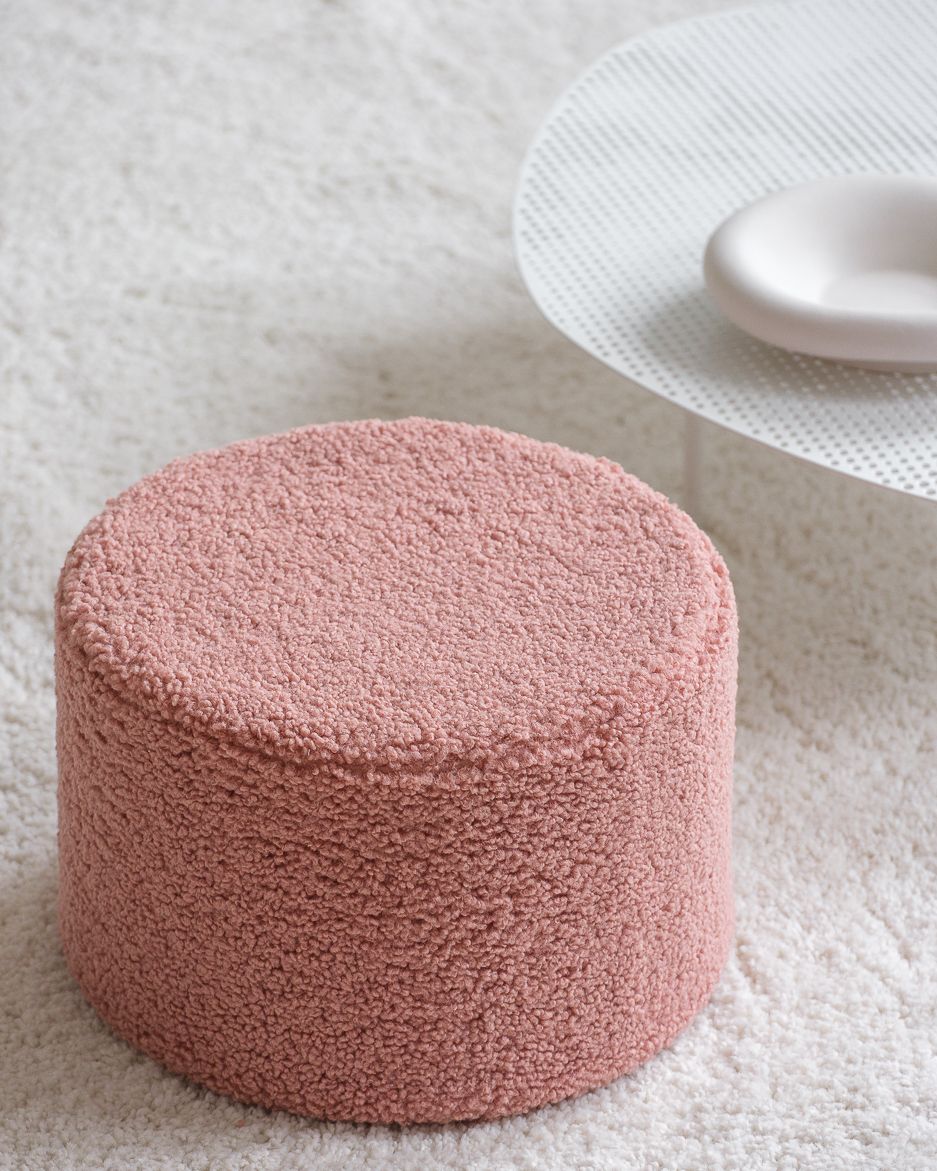 Pouffe, Guava (Pre - Order) - Le Petit Marché Home Furniture