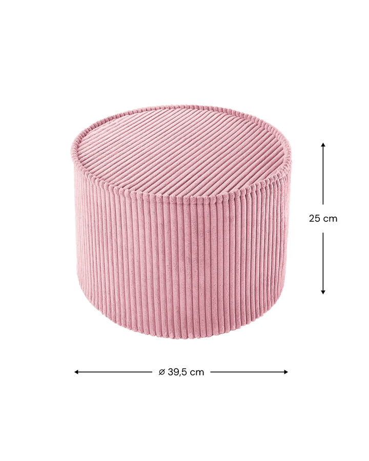 Pouffe, Pink Mousse (Pre - Order) - Le Petit Marché Home Furniture