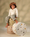 Pouffe, Terrazzo Marble (Pre - Order) - Le Petit Marché Home Furniture