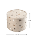 Pouffe, Terrazzo Sand (Pre - Order) - Le Petit Marché Home Furniture