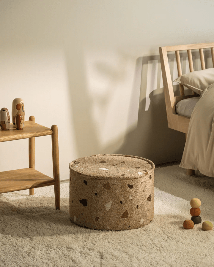 Pouffe, Terrazzo Sand (Pre - Order) - Le Petit Marché Home Furniture