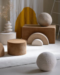 Pouffe, Toffee (Pre - Order) - Le Petit Marché Home Furniture