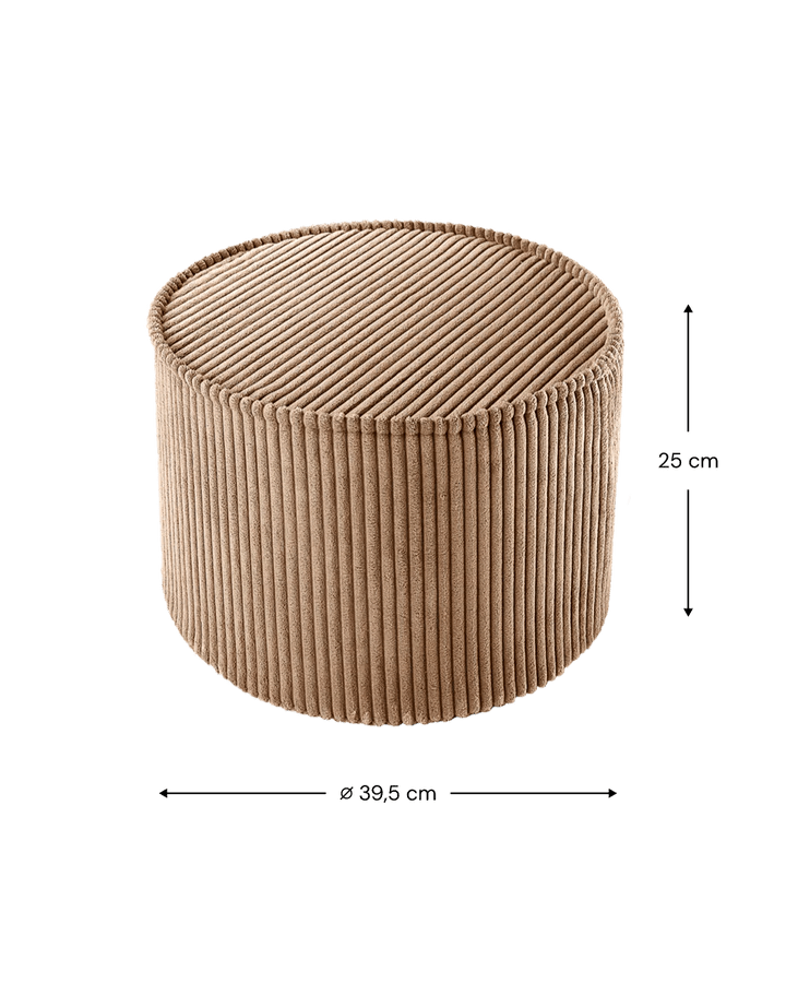 Pouffe, Toffee (Pre - Order) - Le Petit Marché Home Furniture